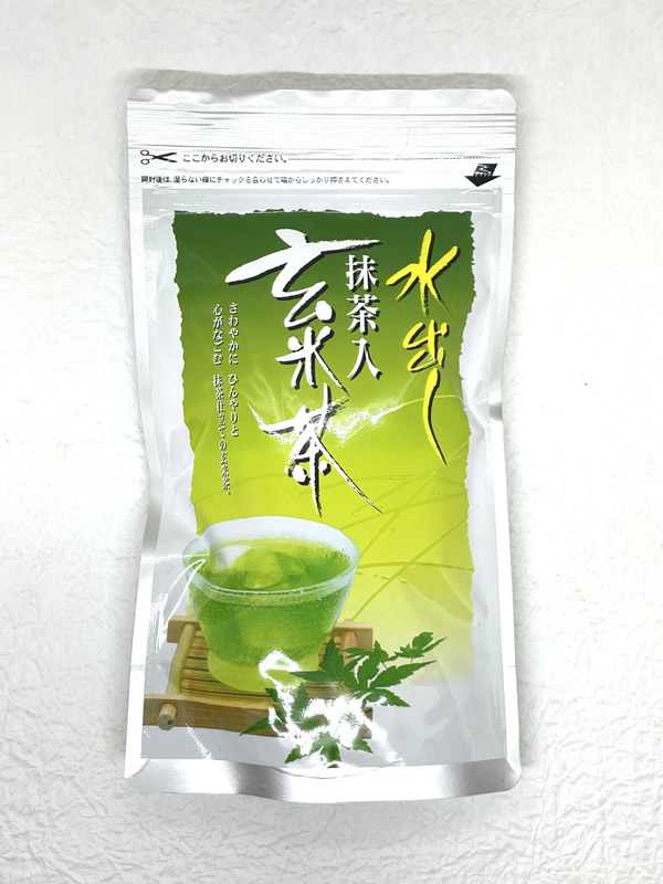 抹茶入り玄米茶のティーバッグ